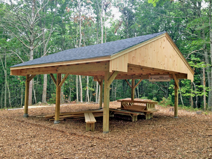 Many groups have visited the research forest for educational programs, including landowners, natural resource professionals, foresters, loggers, and wildlife people, but the outdoor classroom will expand educational outreach.